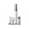 BRAUN FaceSpa Pro 911 -3 Ekstra Ürün- Yüz Epilasyon Cihazı Beyaz/Bronz