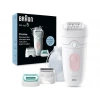 BRAUN SE 5050 Silk-Épil 5 Islak ve Kuru Kalıcı Pürüzsüz Cilt Epilasyon Cihazı Flamingo Pembe