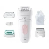 BRAUN SE 5050 Silk-Épil 5 Islak ve Kuru Kalıcı Pürüzsüz Cilt Epilasyon Cihazı Flamingo Pembe