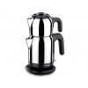KORKMAZ A369 Demtez 1.7L 1600 W Elektrikli Çaydanlık Inox/Siyah