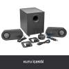 LOGITECH Z407 Subwoofer 2.1 Kablolosuz Bluetooth Bilgisayar Hoparlörü Siyah