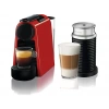 NESPRESSO D35 Essenza Mini Kırmızı Kahve Makinesi ve Süt Köpürtücü Aksesuar