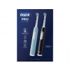 ORAL B Pro 1 Series 1 İkili Paket Siyah ve Mavi Şarjlı Diş Fırçaları