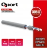 Qport Q-CAT6 CAT6 305M UTP 23Awg Kablo Gri