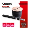Qport Q-CATFLASH 23AWG CAT6 500mt LSZH Outdoor Kab