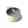 Smeg Cookware Krem Tencere Cam Kapaklı 26 cm