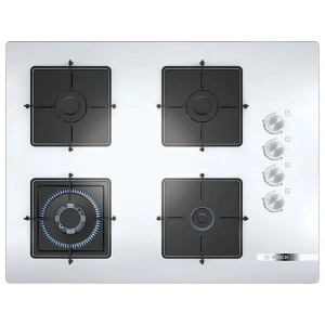 BOSCH POH7C2O12O Gazlı Ankastre Ocak Beyaz