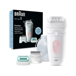 BRAUN SE 5050 Silk-Épil 5 Islak ve Kuru Kalıcı Pürüzsüz Cilt Epilasyon Cihazı Flamingo Pembe