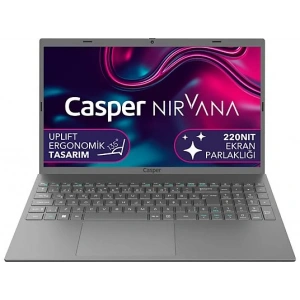 CASPER C370.4020-4C00B/Celeron N4020/4 GB RAM/120GB SSD/15.6 HD/Win 11 Laptop Metalik Uzay Gri
