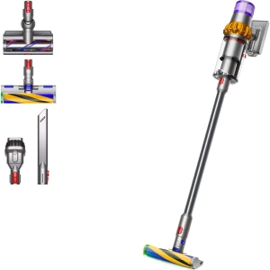 DYSON V15 Detect Kablosuz Şarjlı Dikey Süpürge Sarı Nikel