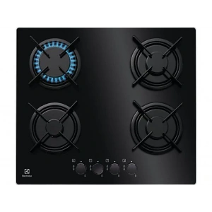 ELECTROLUX EGT6242NVK SET-2 Cam Ankastre Gazlı Ocak Siyah