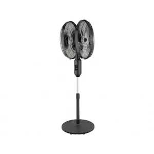 FAKIR Duoflow Çift Başlıklı Vantilatör Siyah