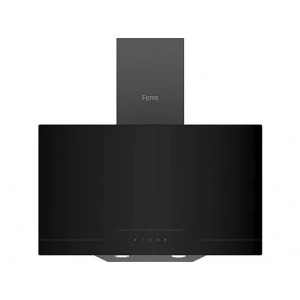 FERRE D063 Çift Camlı Girintili Dokunmatik Davlumbaz Siyah