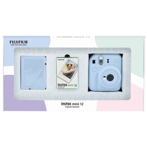 FUJIFILM Mini 12 Pastel Eko Bundle Box Anlık Fotoğraf Makinesi Mavi