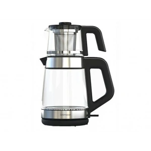 GOLDMASTER Yenidem GM-8325B Cam Çay Makinesi İnci Beyaz