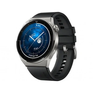 HUAWEI Watch GT3 Pro 46mm Titanyum Kasa Siyah Kauçuk Kayış Akıllı Saat