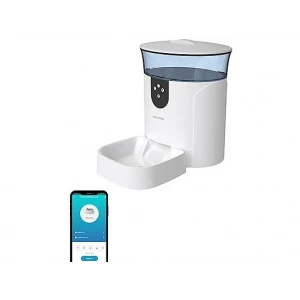 NEUTRON Ses Kontrollü Wifi Destekli 7 Litre Akıllı Mama Kabı Beyaz