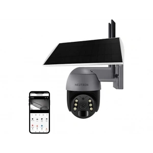 NEUTRON Solar Güneş Enerjili 3MP 4G IP Kamera Siyah