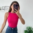FİTİLLİ UZUN CROP FUSYA