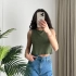 KISA VİSKON CROP HAKİ