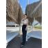 GOFRE KUMAŞ PANTALON SİYAH