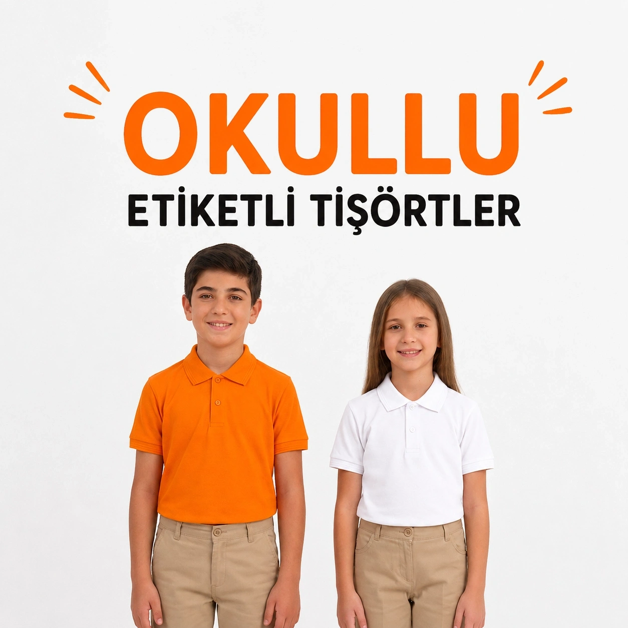 OKULLU ETİKETLİ TİŞÖRTLER