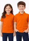 okul turuncu Polo Yaka kısakol tişörtleri kıyafetleri üniforması çocuk genç