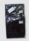 ataş sade siyah okul ve günlük ünisex tişört 23 nisan vb etkinlikler t-shirt