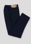 canbulgan 6-15 Yaş Unisex Okul Pantolonu Lacivert Şerj Kumaş Yarım Lastikli Bel Dayanıklı ve Şık