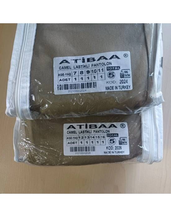 ATİBA okul keten pantolon unisex siyah, lacivert ve bej (camel) kıyafetleri üniforması çocuk genç