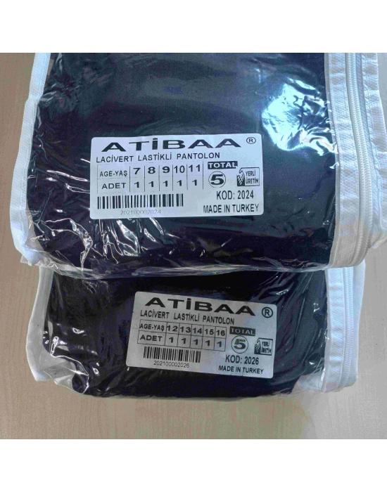 ATİBA okul keten pantolon unisex siyah, lacivert ve bej (camel) kıyafetleri üniforması çocuk genç