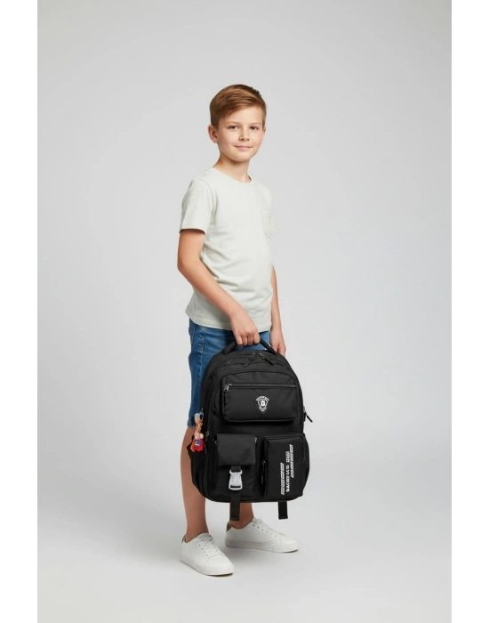 Kore Model Çok Bölmeli Suya Dayanıklı Okul Çantası Yerli Üretim