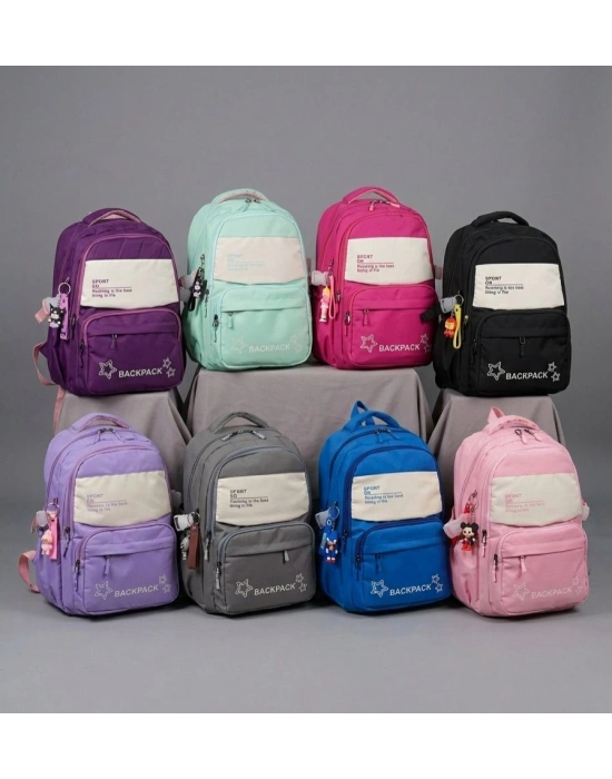 backpack Çok Bölmeli Okul & Günlük Sırt Çantası