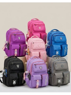 Kore Model Çok Bölmeli Suya Dayanıklı Okul Çantası Yerli Üretim