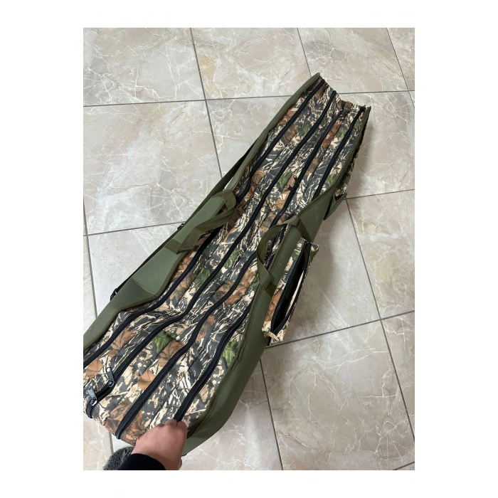 4 GÖZLÜ OLTA ÇANTASI SU GEÇİRMEZ KALİTELİ (8 OLTA SIĞAR) 125 CM