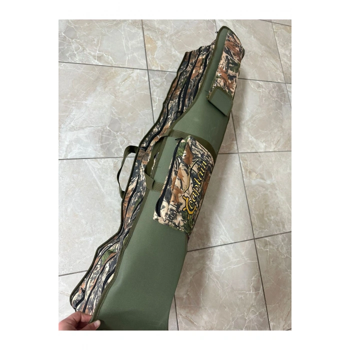 4 GÖZLÜ OLTA ÇANTASI SU GEÇİRMEZ KALİTELİ (8 OLTA SIĞAR) 125 CM