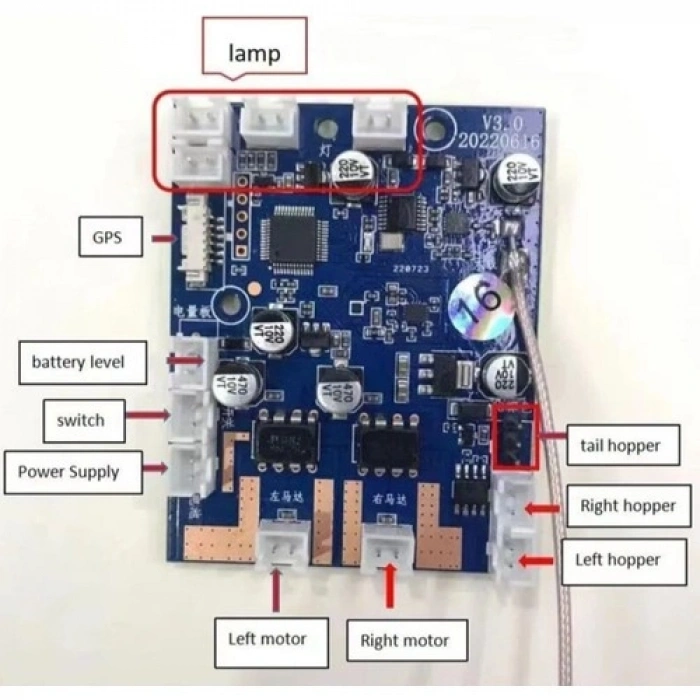 Sazan Yemleme (Tekne ve Bot)Beyin 16 Konum Gps Model