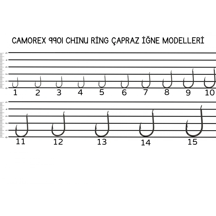 Camorex 9901 Chinu Ring Çapraz İğne No: 12