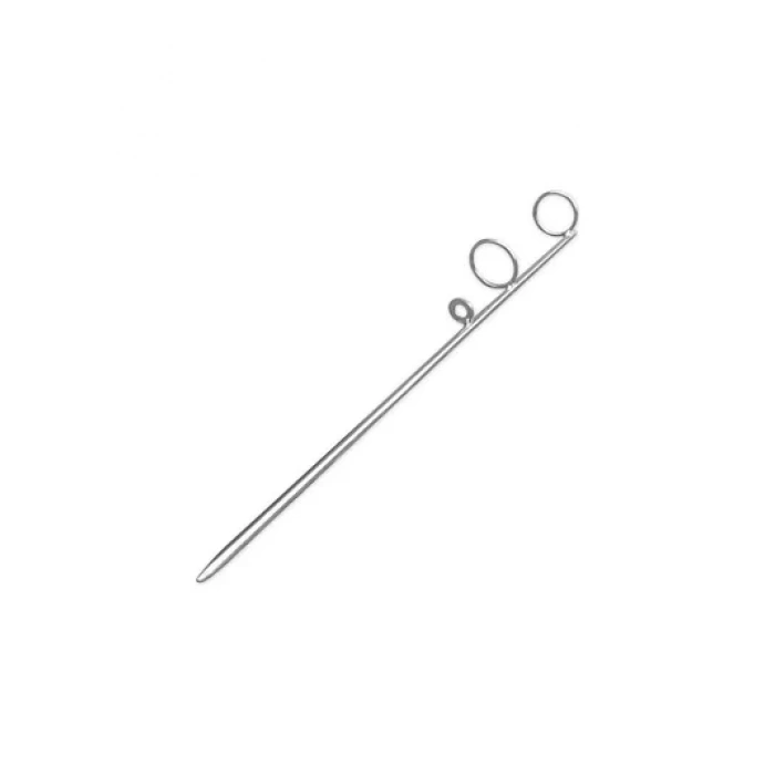 METAL GALVENİZ KAMIŞ AYAĞI OLTA KAZIĞI PASLANMAZ KALİTELİ TORNA EDİLMİŞ