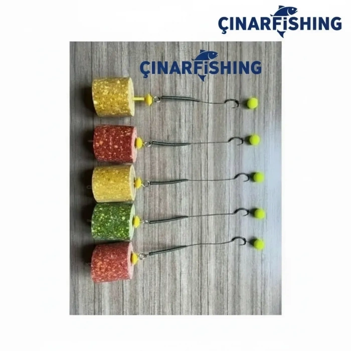 Sazan Rig Küspe Aparatlı Yüzen SARI Toplu Sazan Takımı Küspe Dahil)  1 ADET