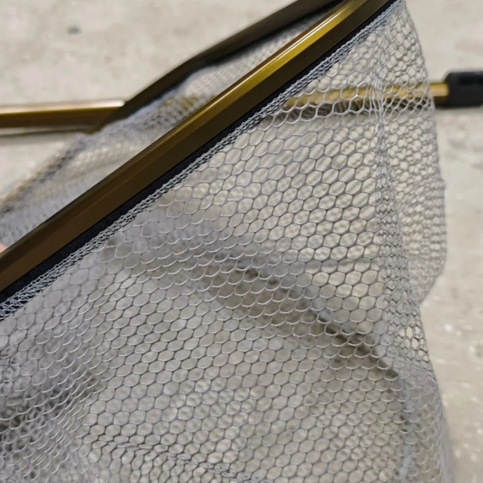 Teleskopik Alüminyum Balıkçı Kepçesi (Silikon Fileli, 165cm)