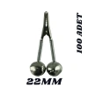 METAL GAGALI ÇİFTLİ ZİL 22MM (100 ADET)