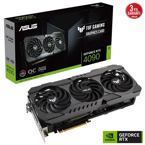ASUS TUF-RTX4090-O24G-OG-GAMING 24GB GDDR6X 2595MHZ OC 2XHDMI 3XDP RGB DLSS3 384BİT