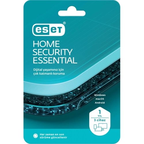 ESET HOME SECURITY PREMIUM 3 KULLANICI 1 YIL BOX KUTU