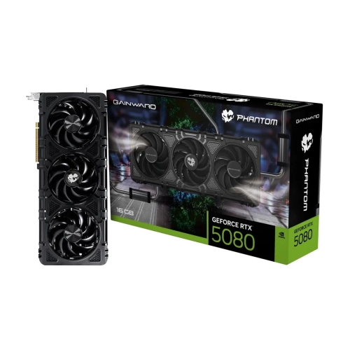 GAİNWARD GEFORCE RTX5080 PHANTOM 16GB GDDR7 256BİT GAMİNG (OYUNCU) EKRAN KARTI