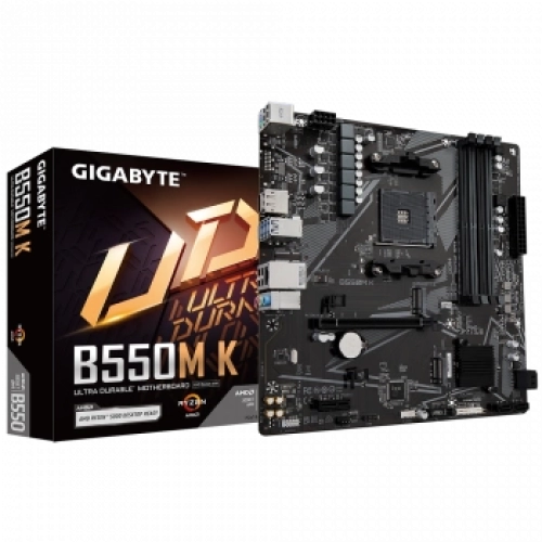 GIGABYTE B550M K DDR4 4733MHZ(OC) HDMI M.2 DP MATX AM4