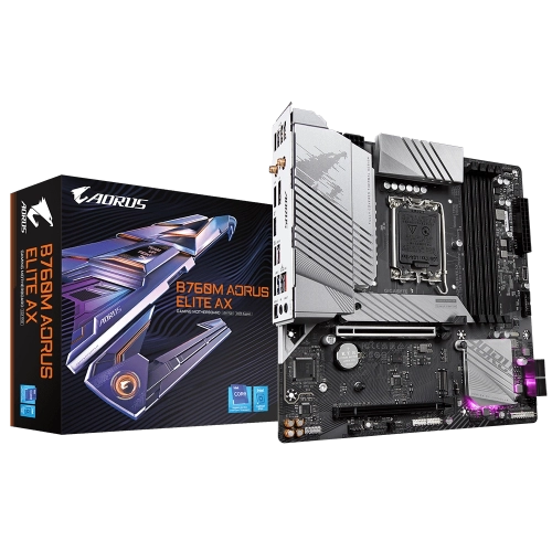 GIGABYTE B760M AORUS ELITE AX 5333MHZ(OC) DDR5 M.2 MATX 1700P