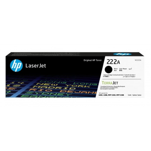HP 222A BLACK SİYAH 1.300 SAYFA TONER W2220A