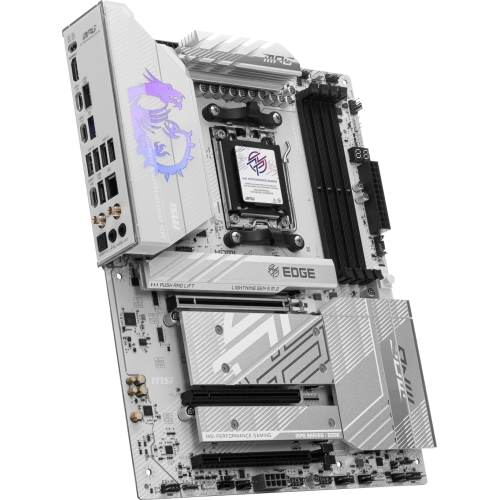 MSI MPG B850 EDGE TI WIFI AM5 DDR5 8400MHZ(OC) HDMI 4X M.2 USB 10GBS 5G LAN WI-FI 7 ATX