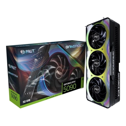 PALİT NVİDİA GEFORCE RTX5090 GAMEROCK 32GB 512BİT GDDR7 NE75090019R5-GB2020G EKRAN KARTI